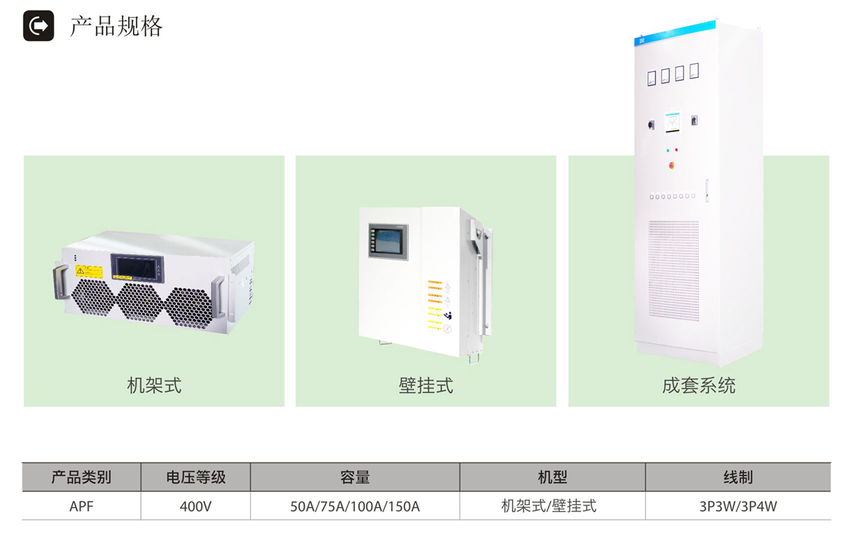 有源滤波装置APF产品规格